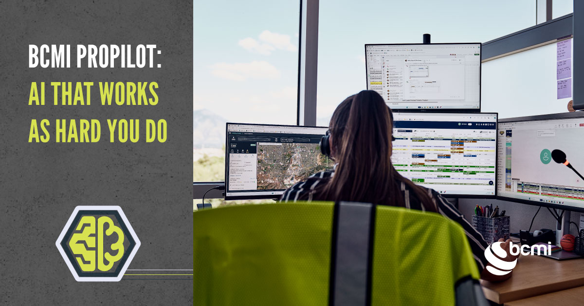 BCMI PROPILOT for concrete dispatch